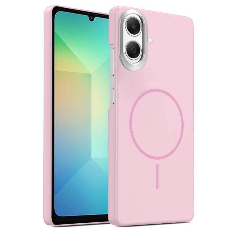 Samsung A06 4G Gold Armor PC Thin Circle MagSafe Shockproof Phone Husa(Pink)