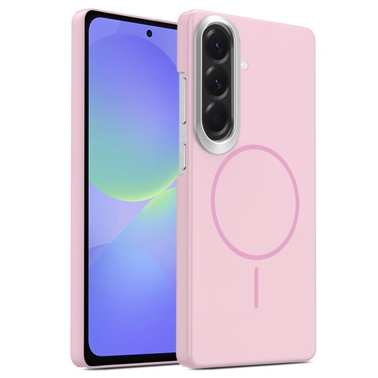 Samsung A36 5G Gold Armor PC Thin Circle MagSafe Shockproof Phone Husa(Pink)