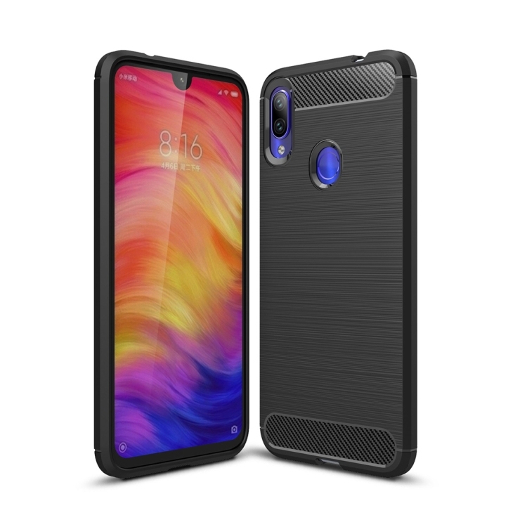 Xiaomi Redmi Note 7 / Redmi Note 7 Pro Brushed Carbon TPU (Black)