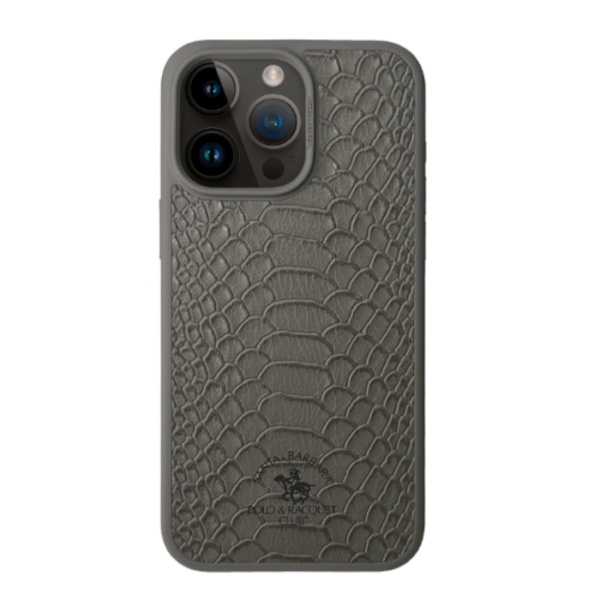 Накладка Polo Knight iPhone 15 Pro Max (Gray)
