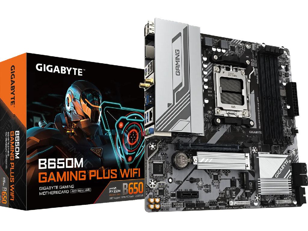MB AM5 Gigabyte B650M GAMING PLUS WIFI  mATX  Micro-ATX Socket: AM5