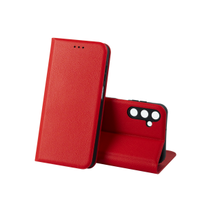 Чехол-книжка LEATHER Case SAMSUNG A14 4G/5G (Красный)