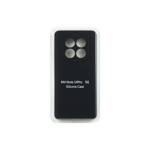 Накладка Full Silicone Case XIAOMI Redmi Note 14 Pro 5G /Poco X7 5G (03 / Black)