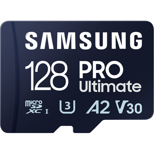 .128GB MicroSD (Class 10) UHS-I (U3)+SD adapter, Samsung PRO Ultimate 'MB-MY128SA' (R/W:200/130MB/s)