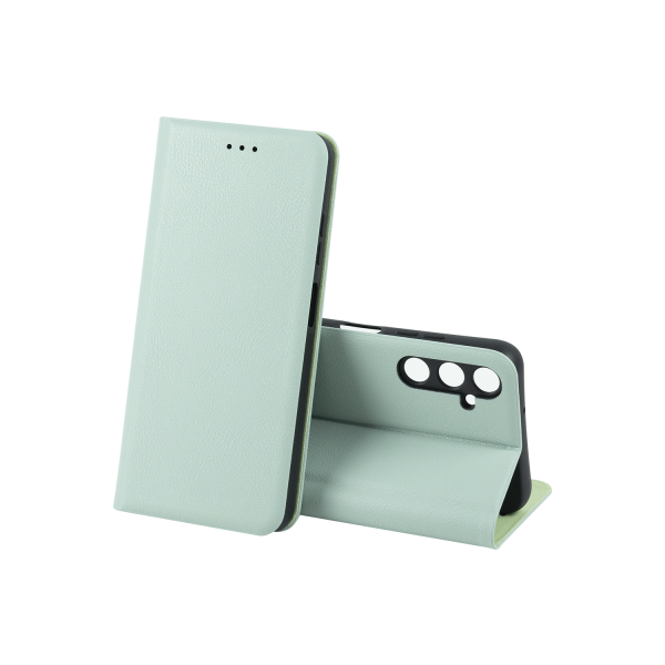 Чехол-книжка LEATHER Case SAMSUNG A54 (Мятный)