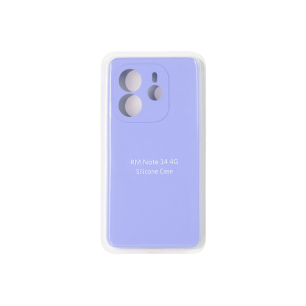 Накладка Full Silicone Case XIAOMI Redmi Note 14 4G (EU 164.84 х 78.15 х 8.16) (13 / Elegant Purple)