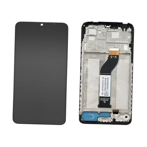 LCD XIAOMI REDMI 13C / POCO C65 BLACK WITH FRAME (Original Packing)