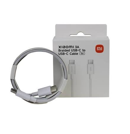 Cablu Xiaomi USB-C to USB-C / 120W / 6A / 1M / White