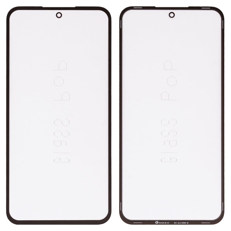 OUTER GLASS LCD Samsung A235 / M236 / M336 Galaxy A23 / M23 / M33 чёрное с олеофобным покрытием