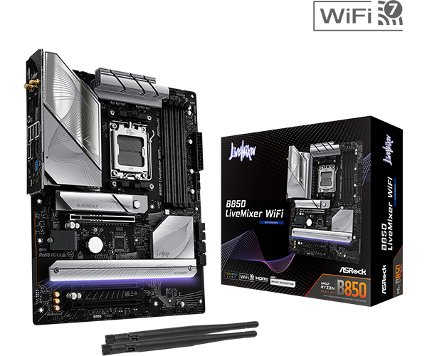 MB AM5 ASRock B850 LIVEMIXER WIFI ATX