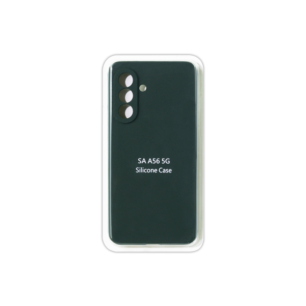 Накладка Full Silicone Case SAMSUNG A56 5G (22 / Dark Green)