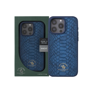 Накладка Polo Knight iPhone 15 Pro Max (Blue)